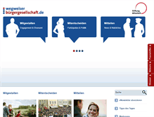 Tablet Screenshot of buergergesellschaft.de